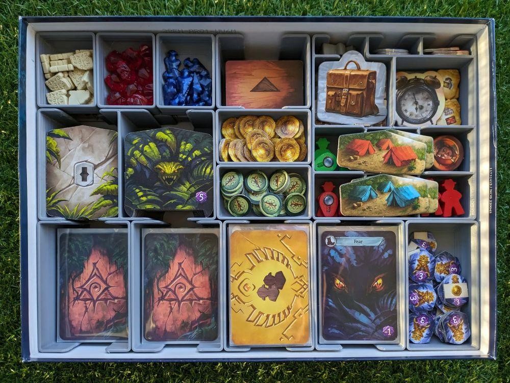 Insert 3D para: As Ruínas Perdidas de Arnak + Expedition Leaders