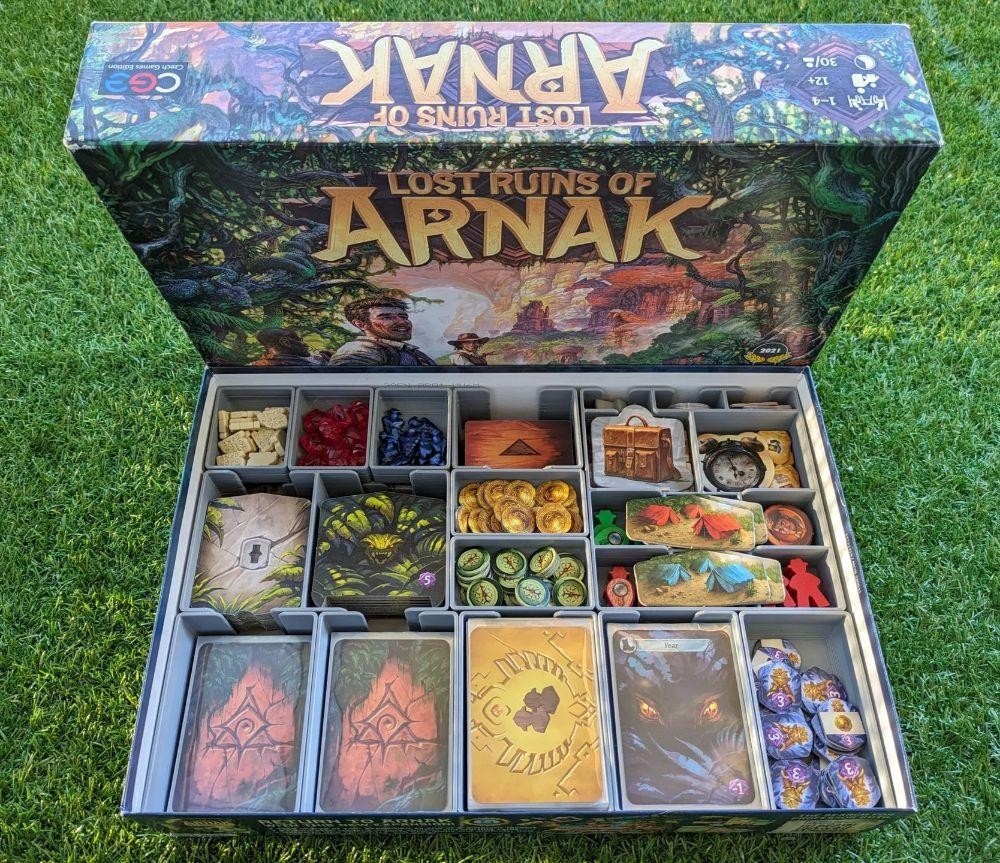 Insert 3D para: As Ruínas Perdidas de Arnak + Expedition Leaders